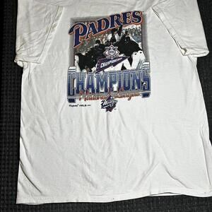 Vintage San Diego Padres 2006 World Series Champions MLB Men's White Tshirt